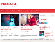 Tablet Screenshot of posteable.com
